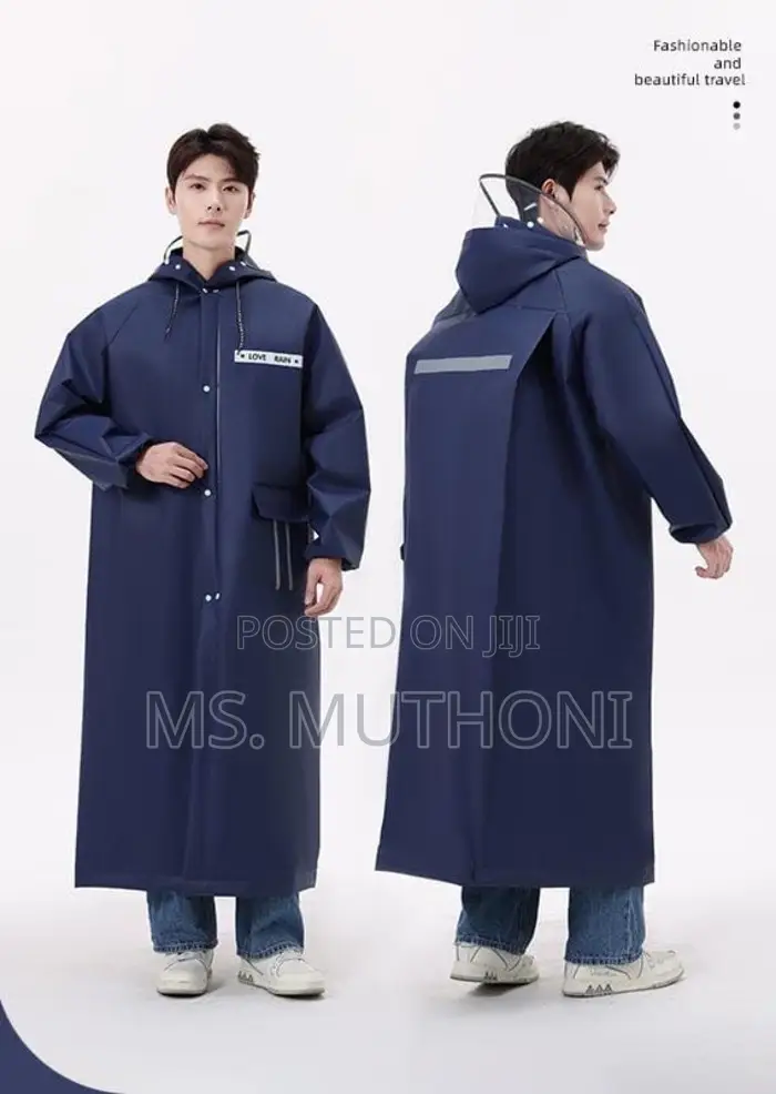 High Quality Adult Raincoat With Wide Brim Hat*
