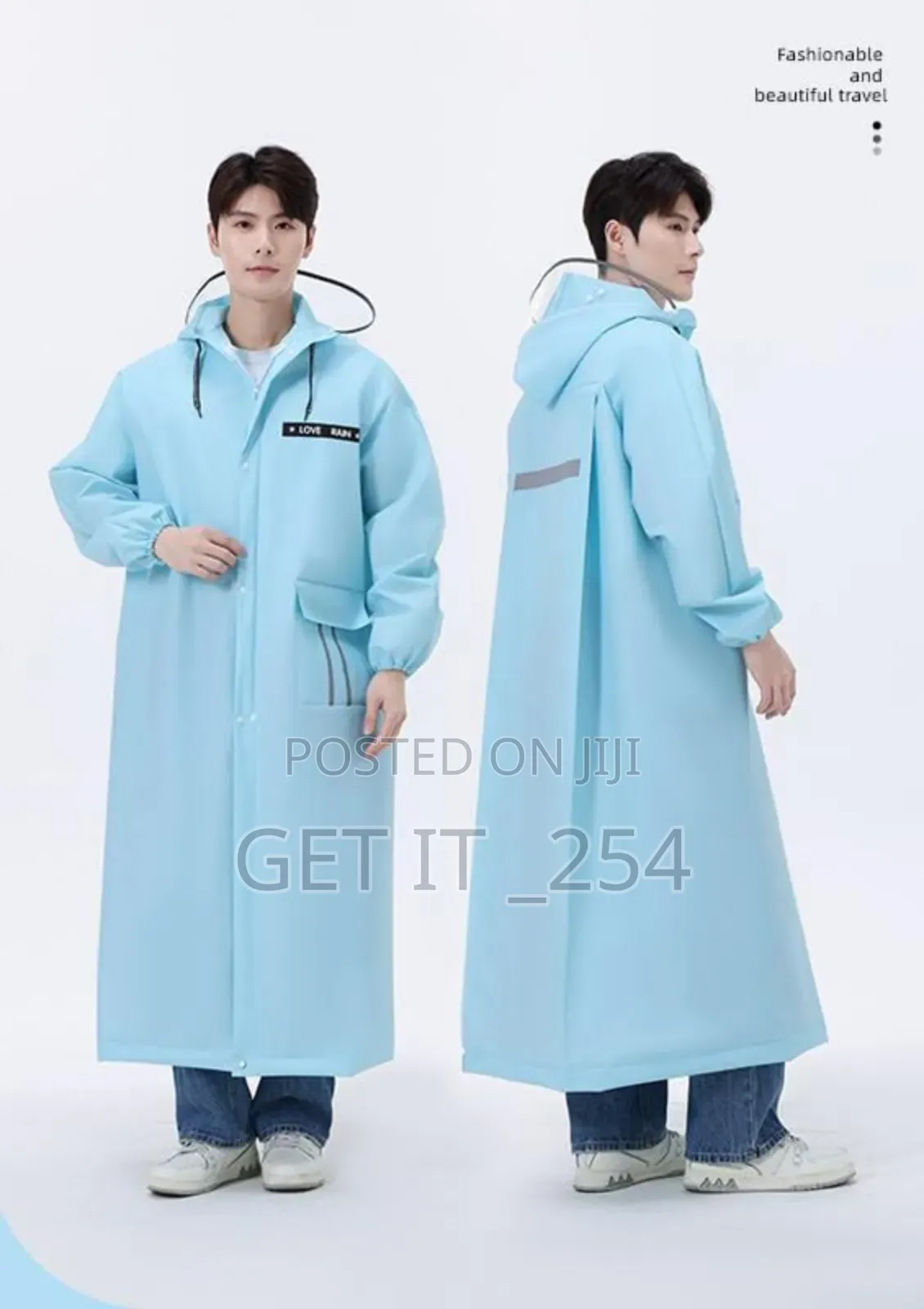 *High Quality Adult Raincoat With Wide Brim Hat