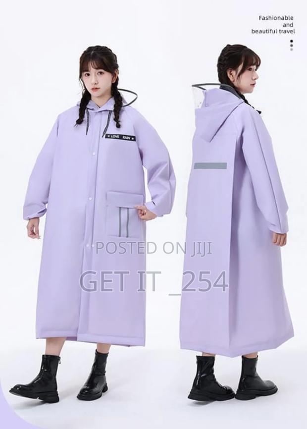 *High Quality Adult Raincoat With Wide Brim Hat - thumbnail 2