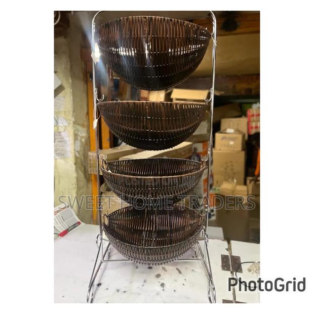 4 Layer Rotating Strong Fruit Rack - main view