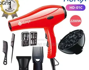 Hair Dryer - Nunix Hd-01c Proffesional Hair Dryer