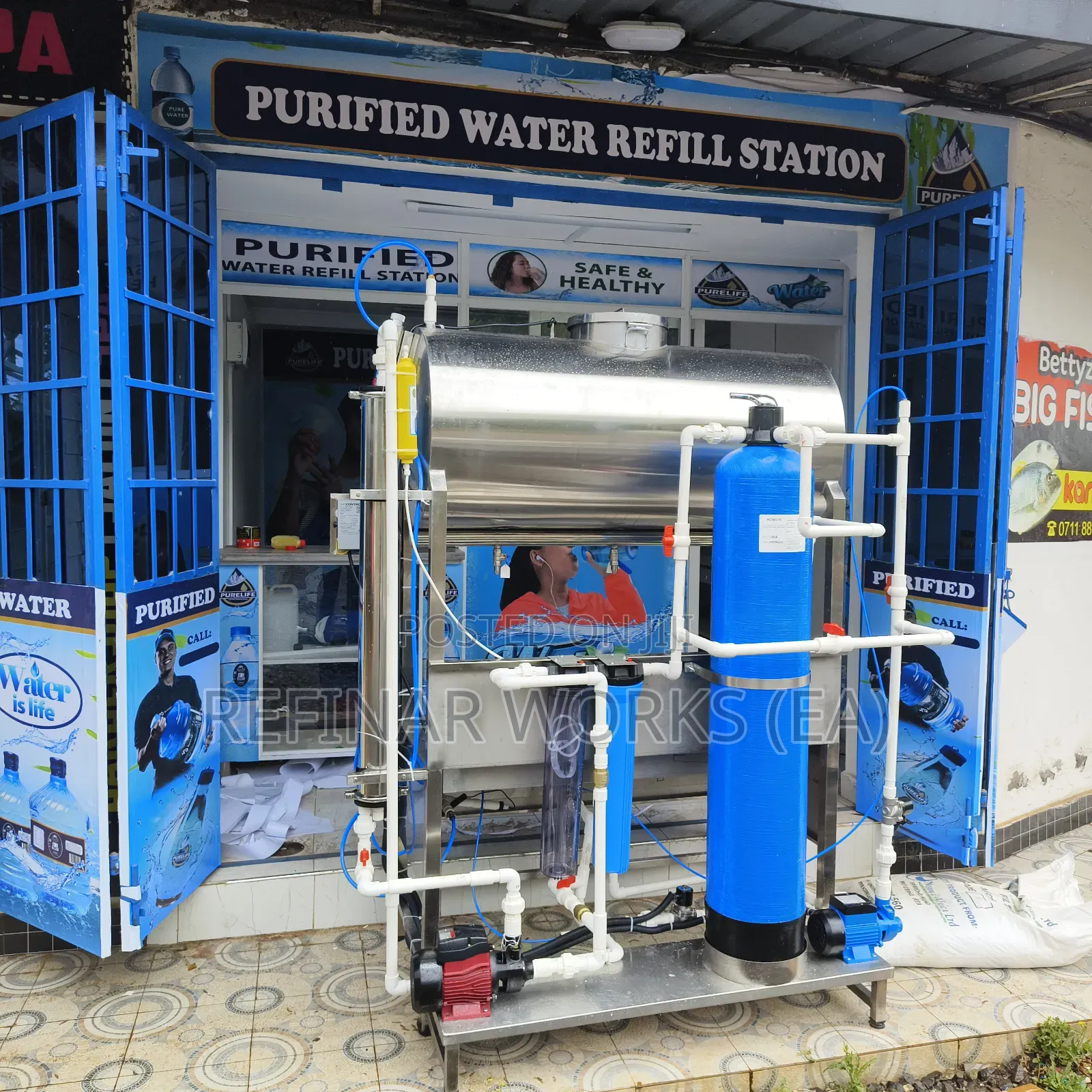 Commercial Water Purification Machines – Refill Station