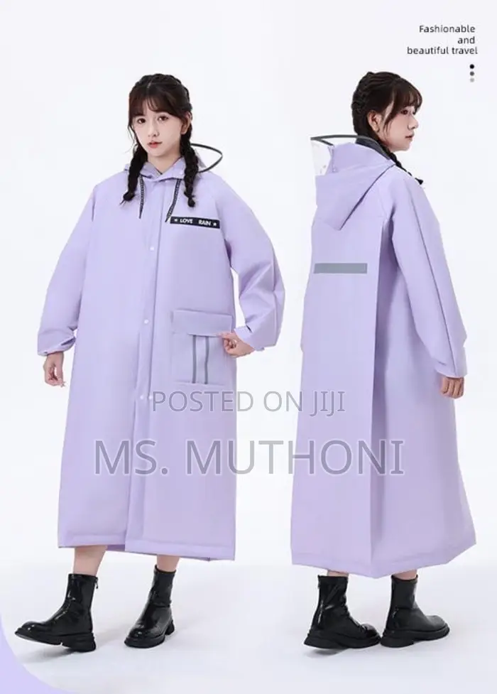 Ladies High Quality Adult Raincoat With Wide Brim Hat*