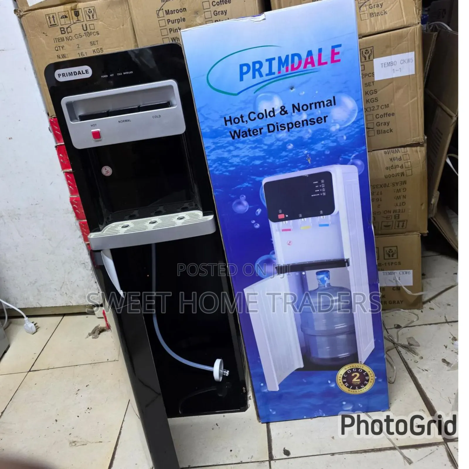 3 Tap Primadale Bottom Load Dispenser Black