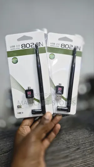 Wireless Usb Wifi Adaptor With Antenna 1200mbps