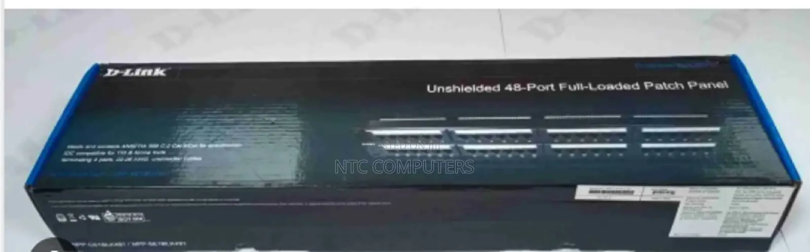 D-Link NPP-C61blk481 48 Port Cat6 Unshielded Patch Panel