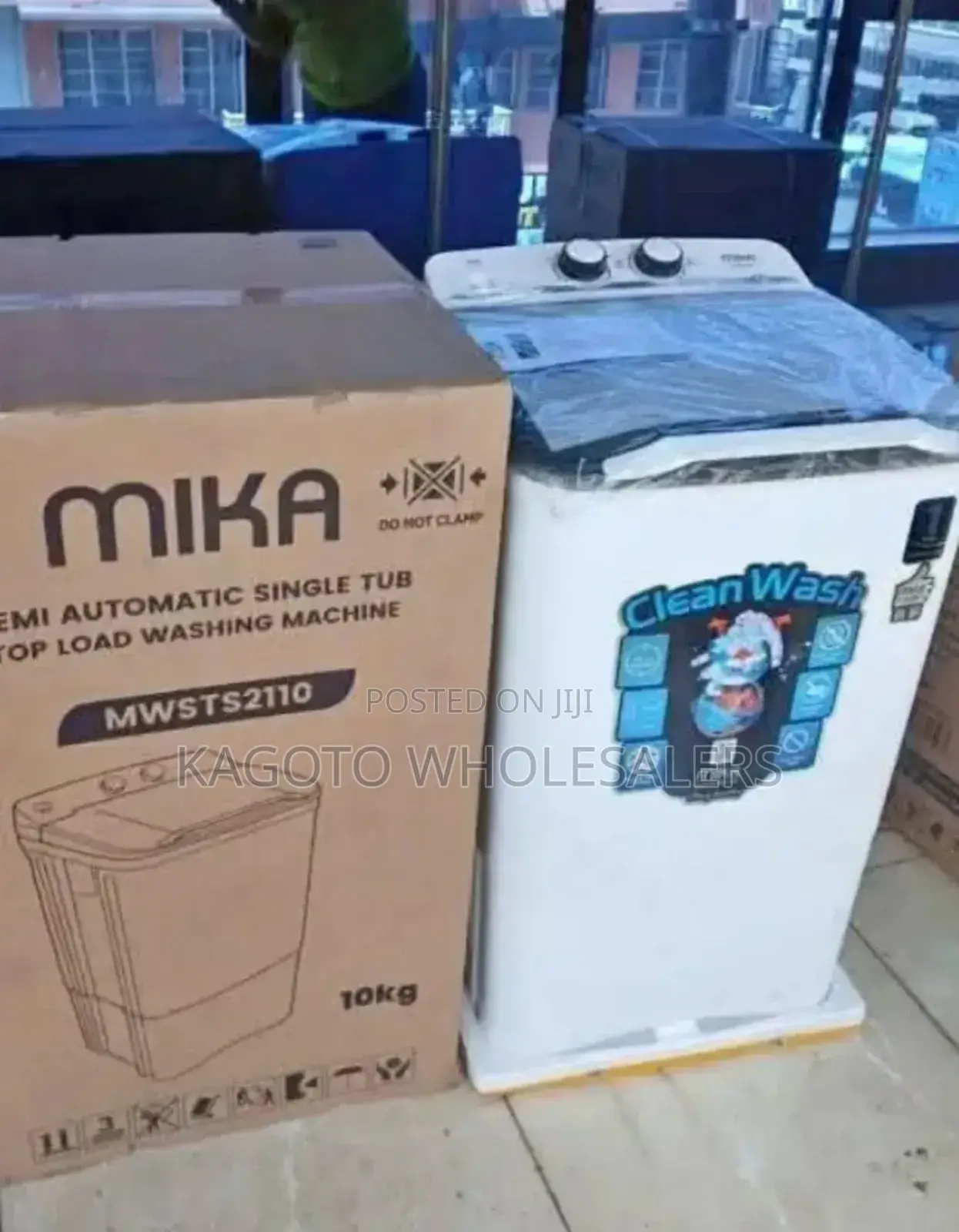 Mika Semi Automatic Single Tub Washing Machine M)7