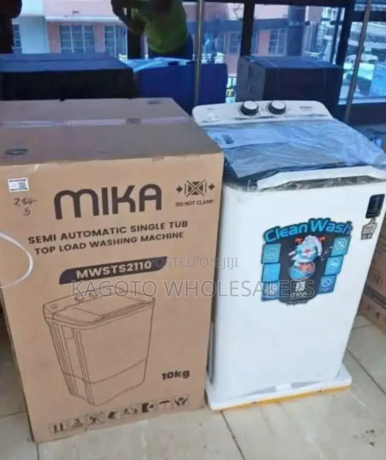 Mika Single Tub Topload Washing Machine