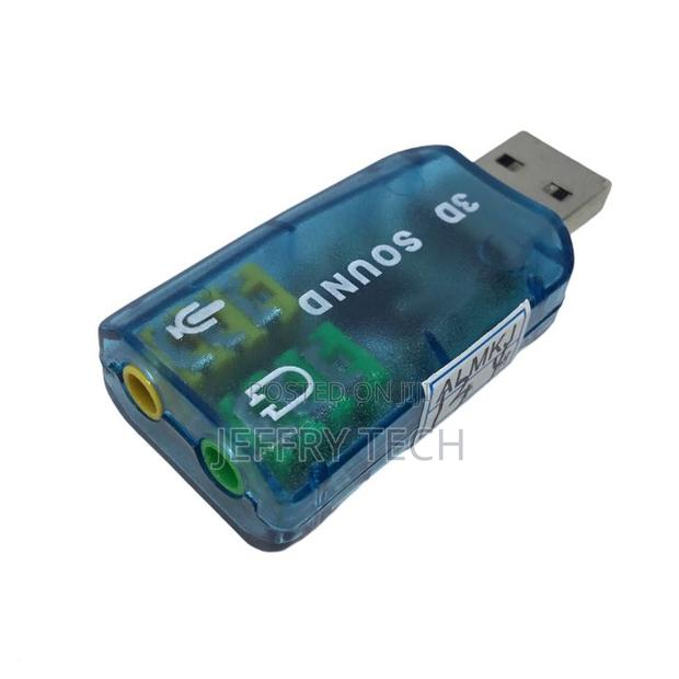 Sound Card 5.1 Usb to 3.5mm, Microphone, Headset