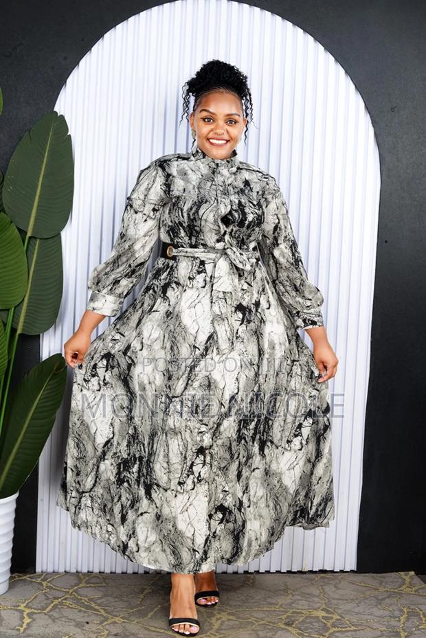 Classy Round Maxi Dress - main view