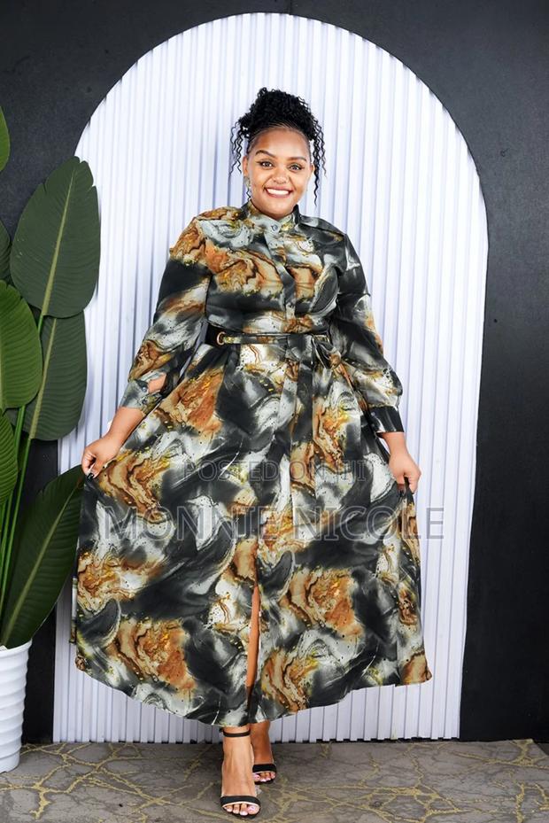 Maxi Floral Green Dress