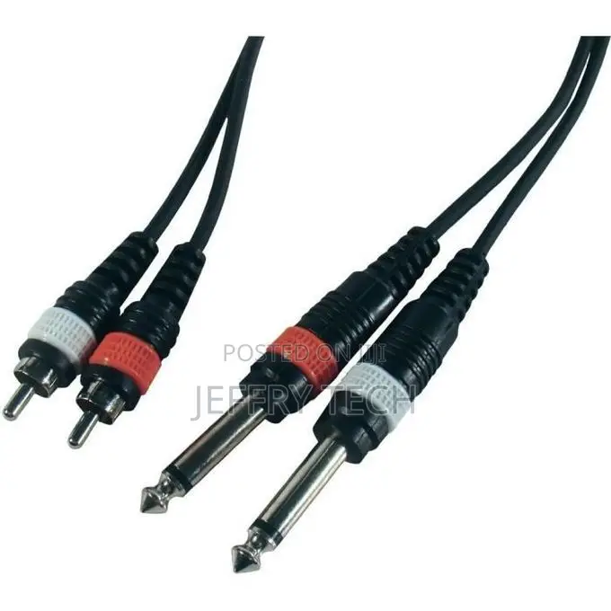 Cd8100 Losen Signal Cable 2xrca Male 2x Jack Male