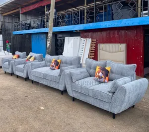 New 7 Seater Gray Butterfly Sofa
