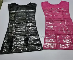 Dress Shape 40 Pockets Front 20 Loops Back Jewelry Organizer