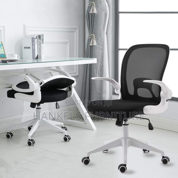 White Computer Chair - main view