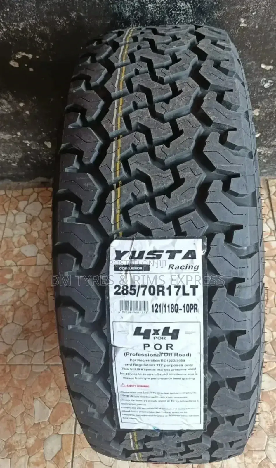 285 /70 R17 Yusta Tyres (All Terrrain)