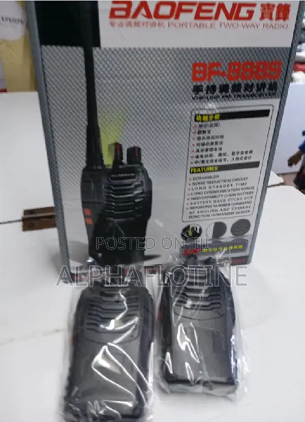 Dual Band(Vhf and Uhf) Baofeng Bf-888s