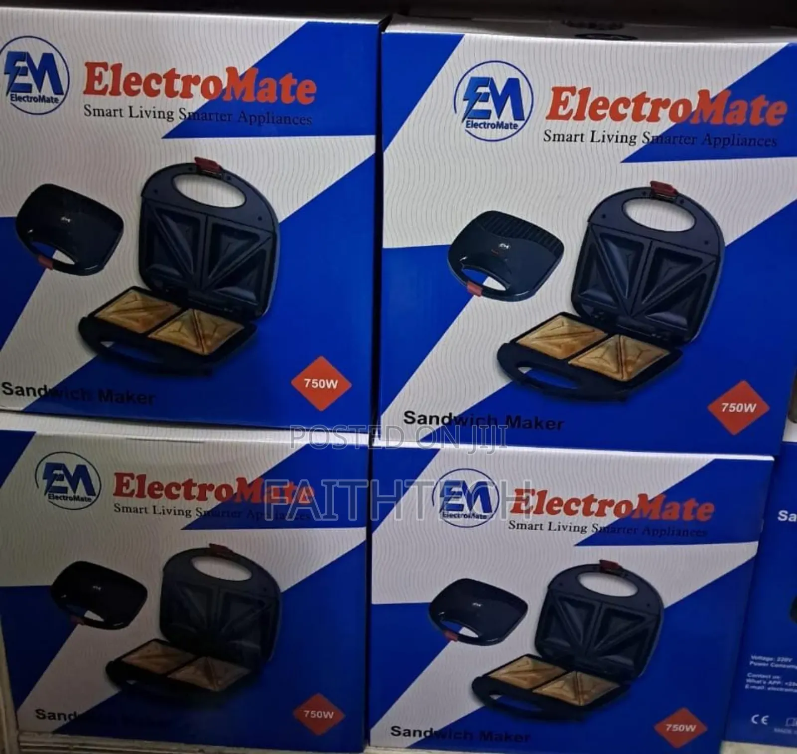 *Em 2 Slice Sandwich Maker