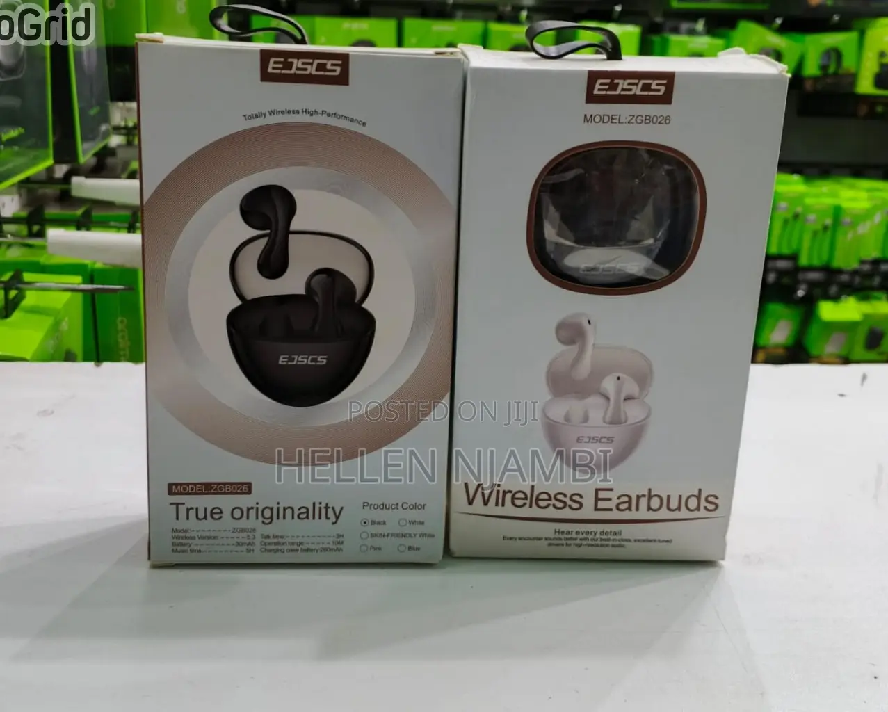 *Ejscs* Model Zgb026 True Wireless Clip on Comfort Earbud
