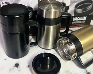 Metallic Insulated Vacuum Cup 500ml- Brand New