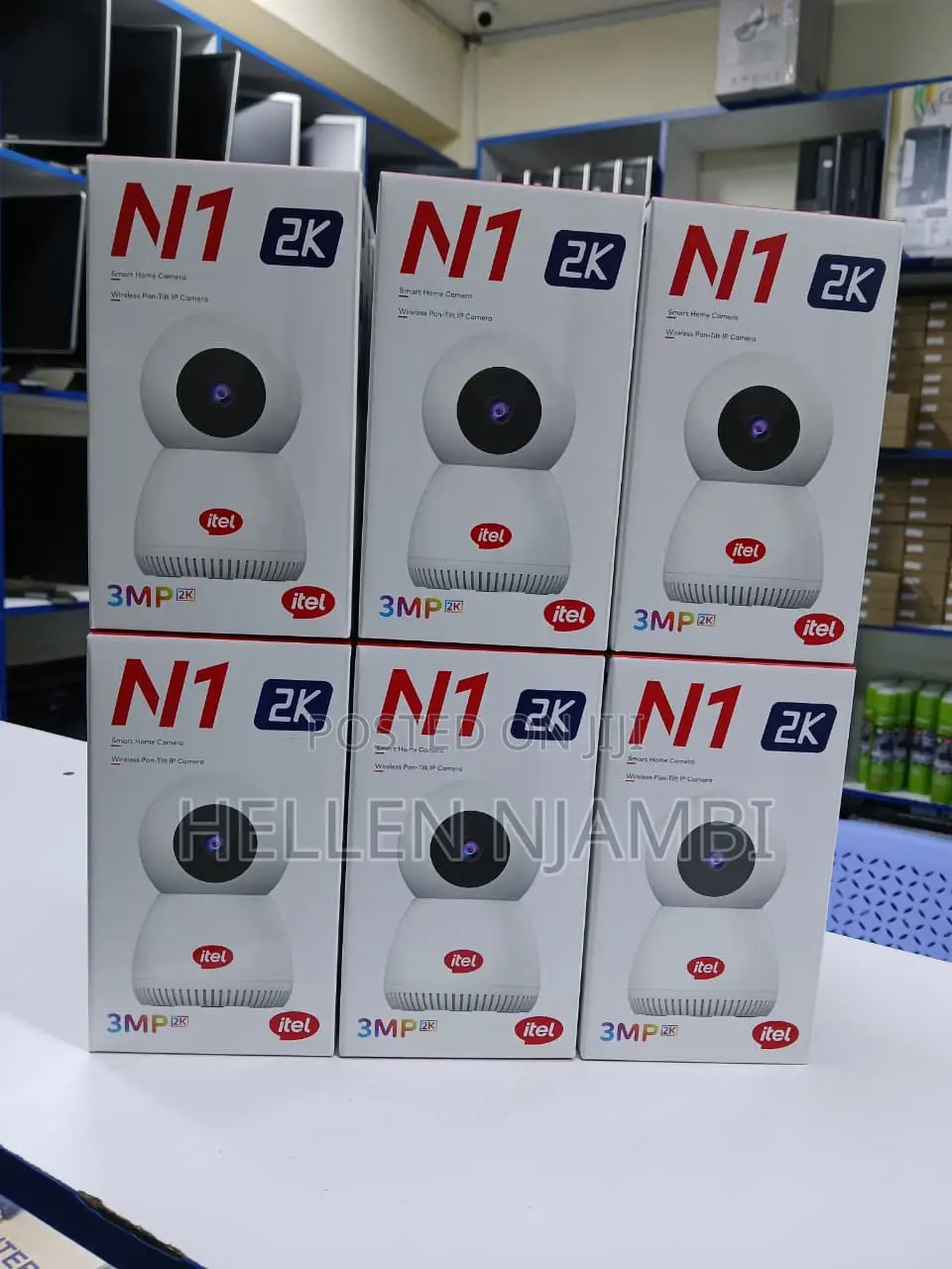 Itel Wireless Pan-Tilt N1 Ip Wifi Smart Home Camera