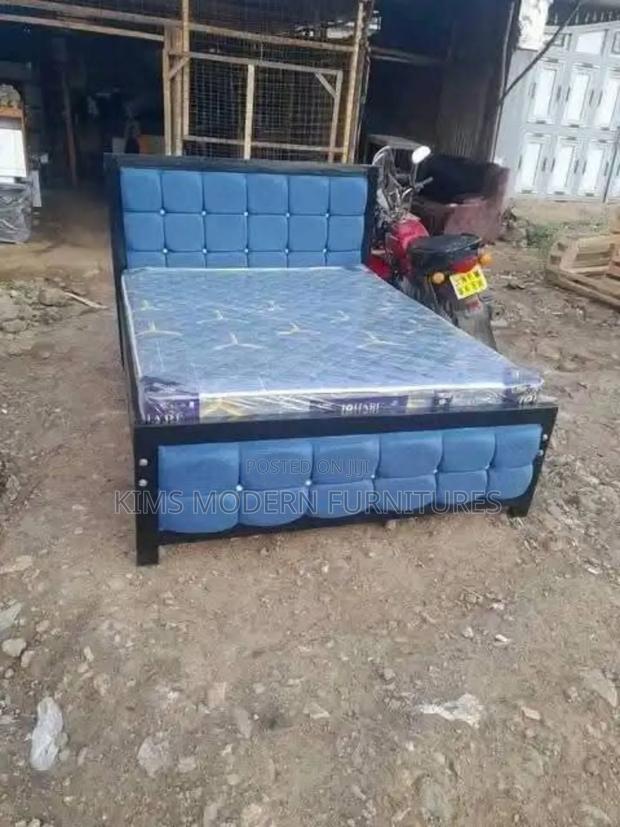 Mocket Bed B by 6 Navy Blue With Matress Inclusive - main view