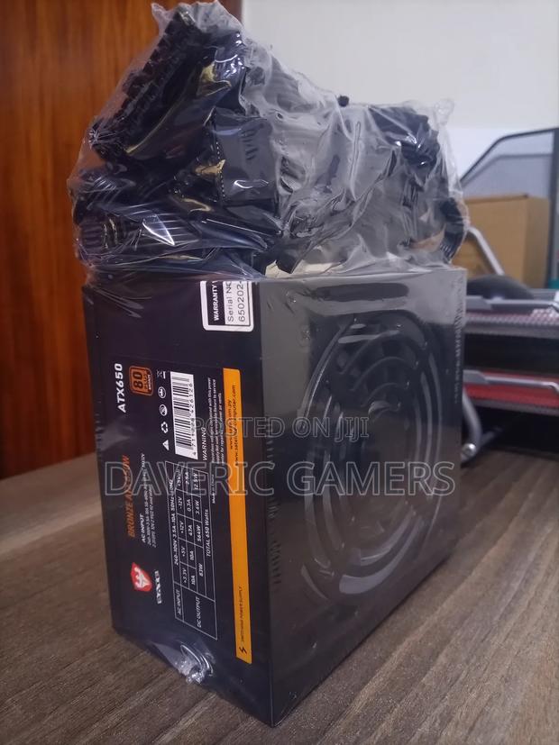 Atx 80+ Bronze 650w Power Supply Unit - main view