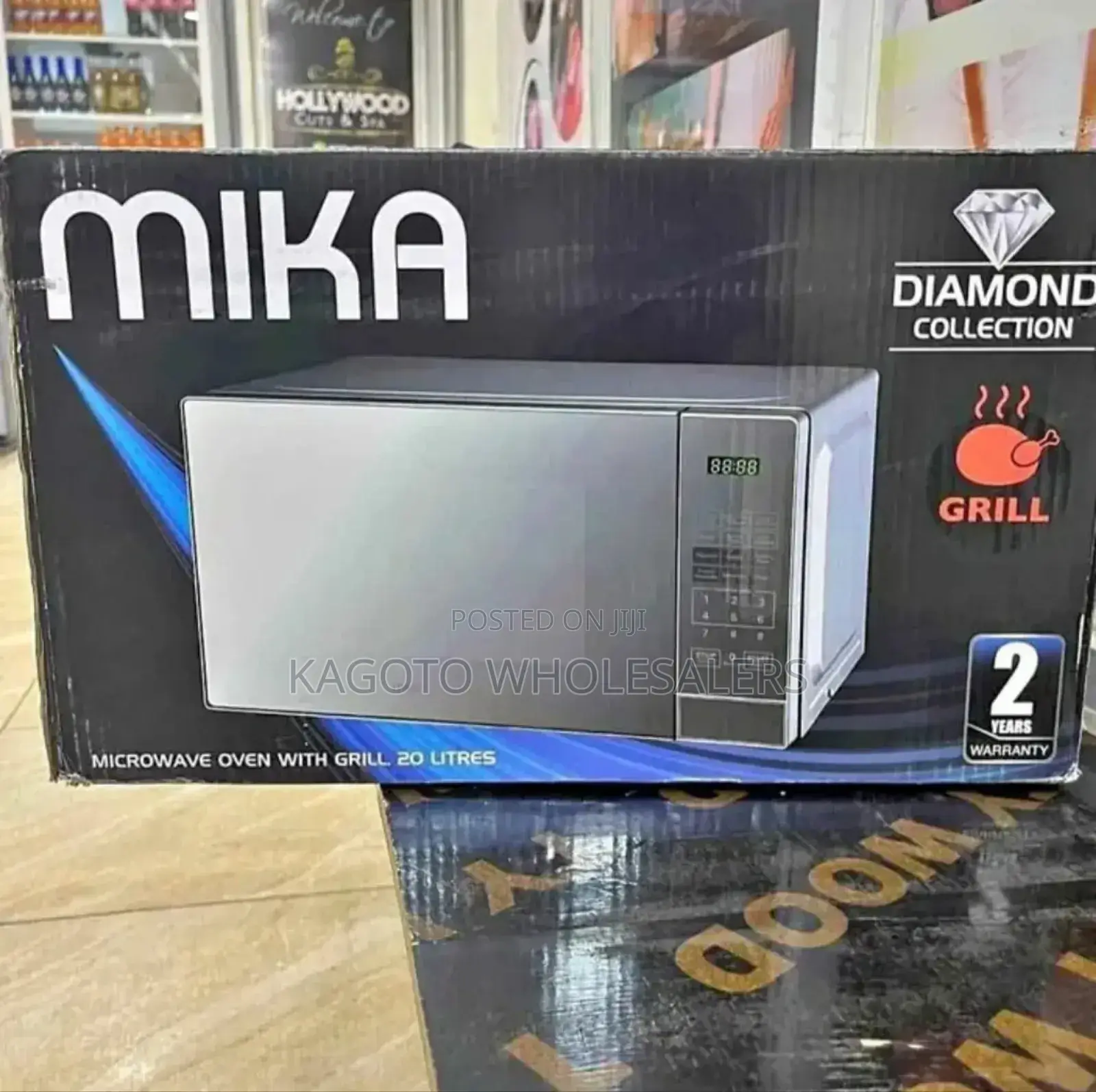 2 Years Warranty Mika Silver Microwave Ms-65