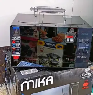 Black Digjtal Microwave With Grill/ Mika