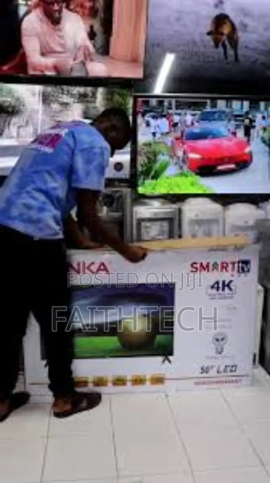 50 Inches Konka Smart Android 4 K Frameless Tv