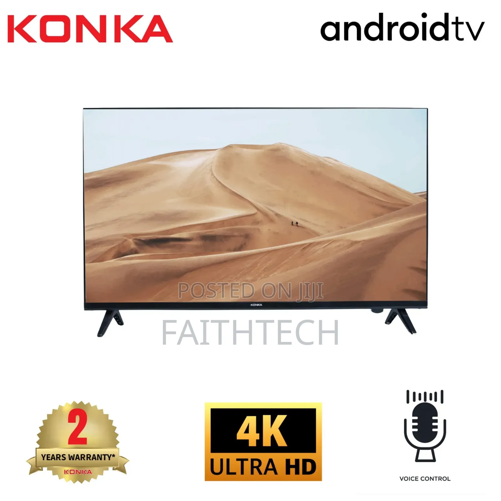 50 Inches Konka Smart Android 4 K Frameless Tv