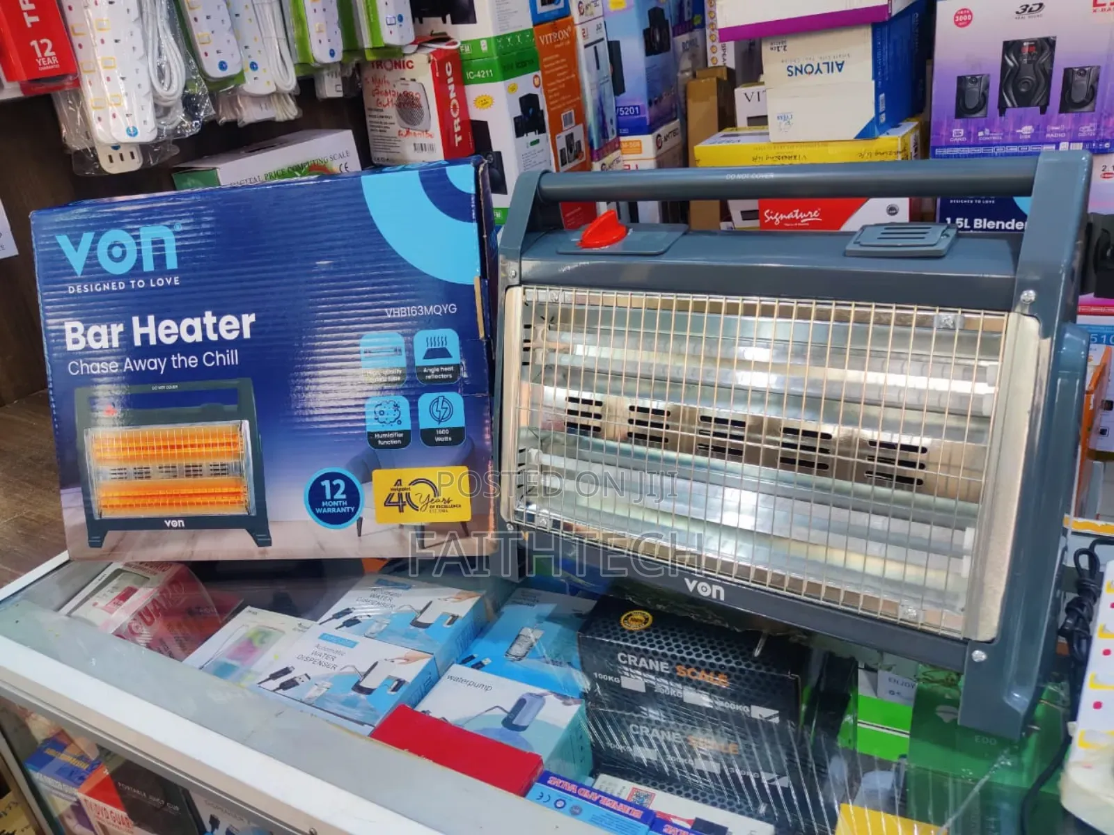 *Von Quartz Heater 1600w
