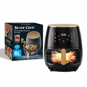 *Glass Oven Silver Crest Air Fryer 8 Litres