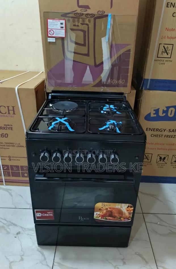 Roch Reck-631-Bl 60*60cm 3g+1e Standing Cooker Electric Oven
