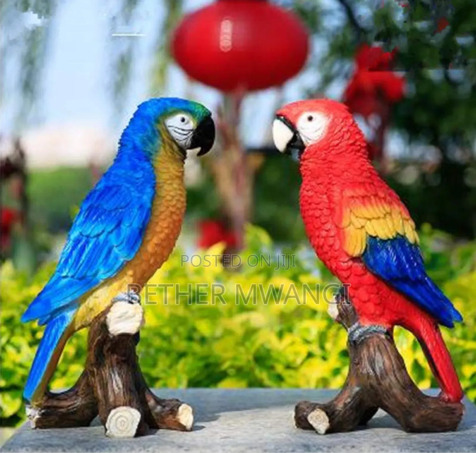 Parrot Resin Statue In Kenya