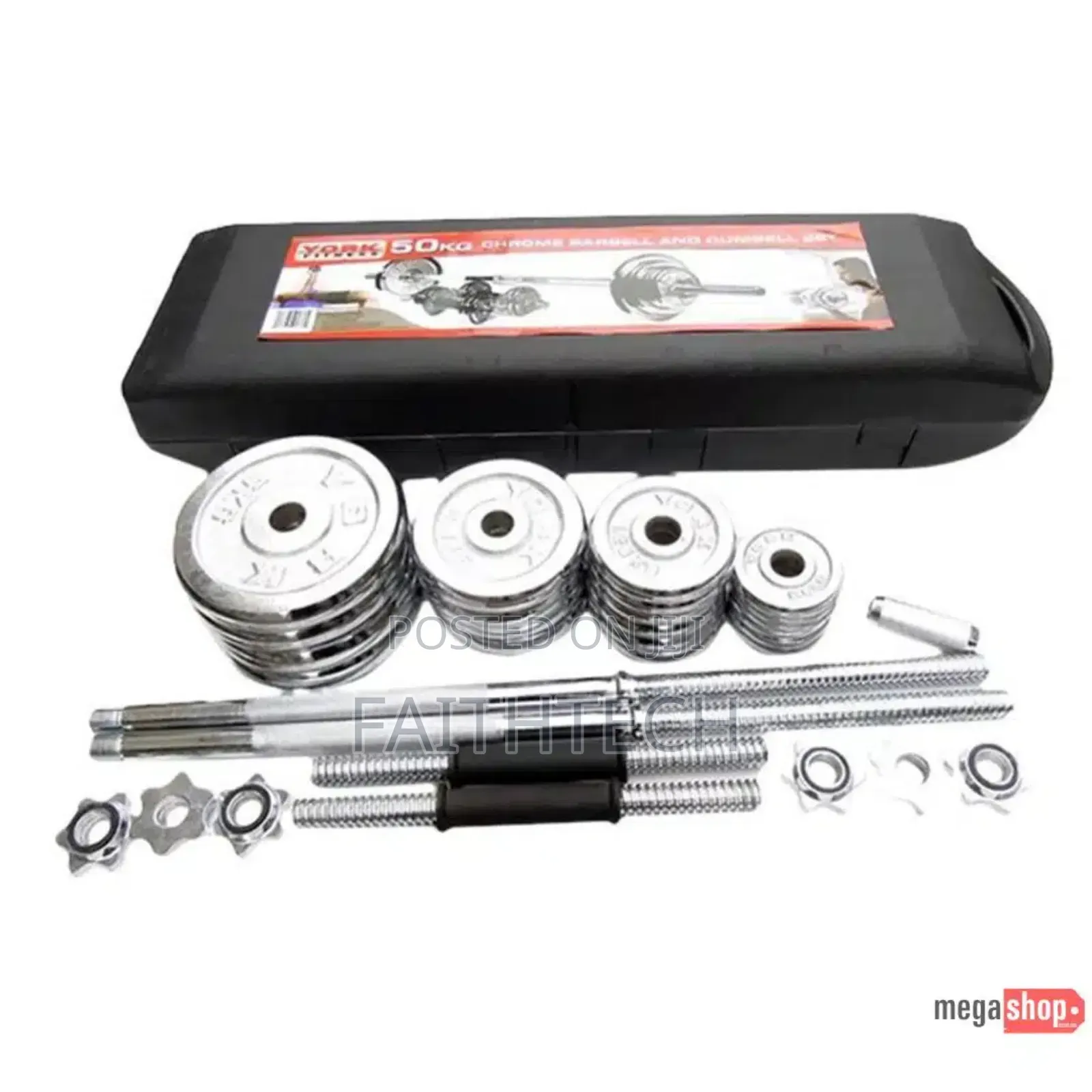 *50kg/York Barbell And Dumbbell Set