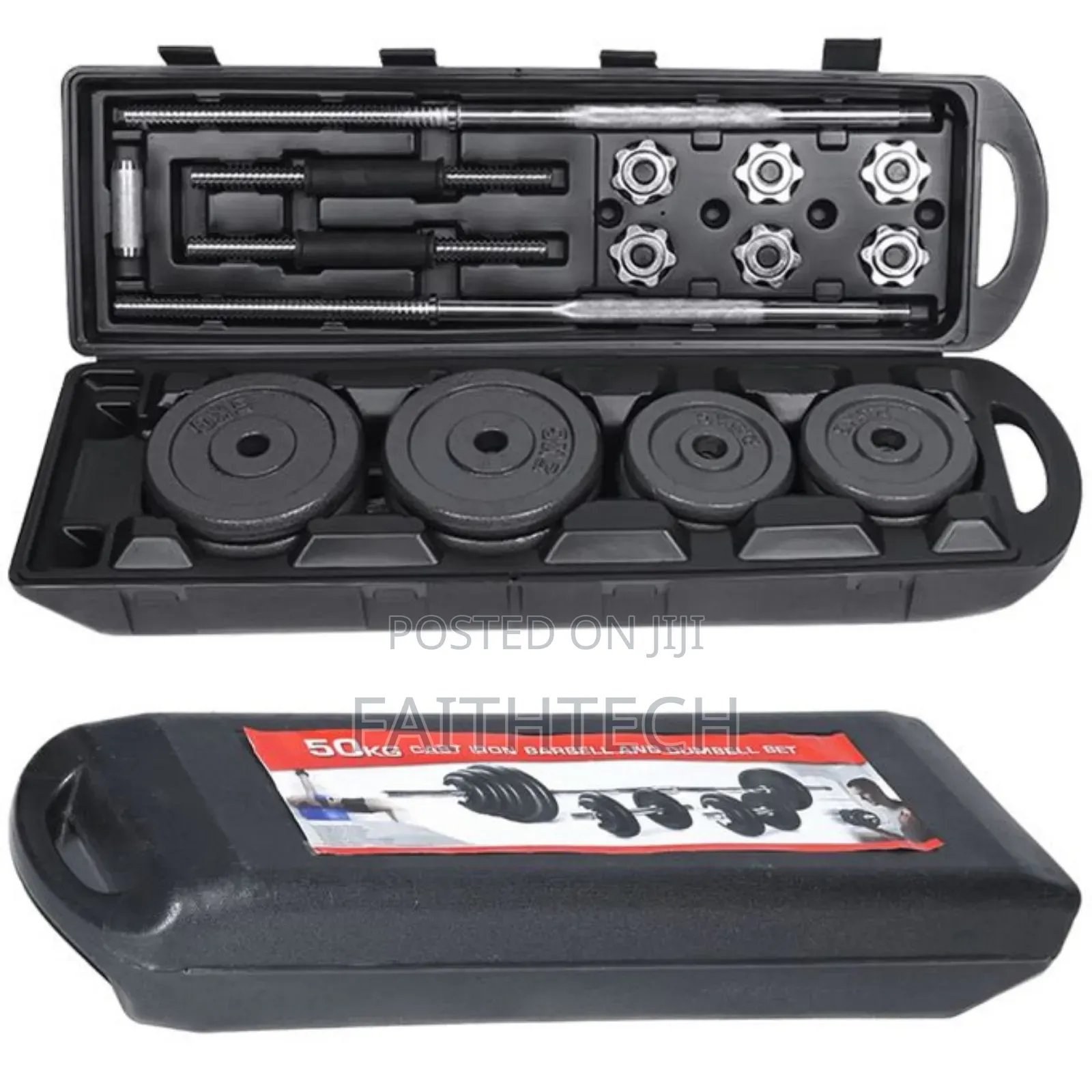 *50kg/York Barbell And Dumbbell Set