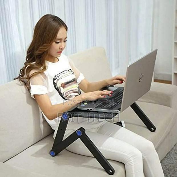 *Laptop Stand With Mouse Pad And Fan - thumbnail 2