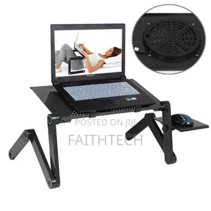 *Laptop Stand With Mouse Pad And Fan