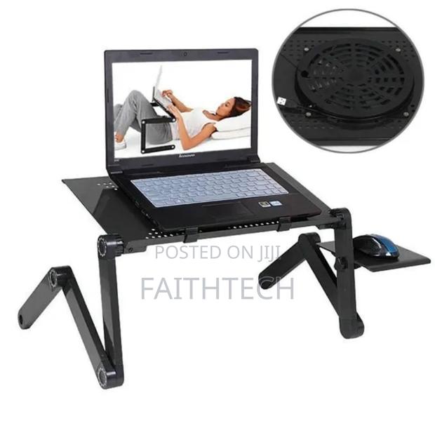*Laptop Stand With Mouse Pad And Fan - thumbnail 3