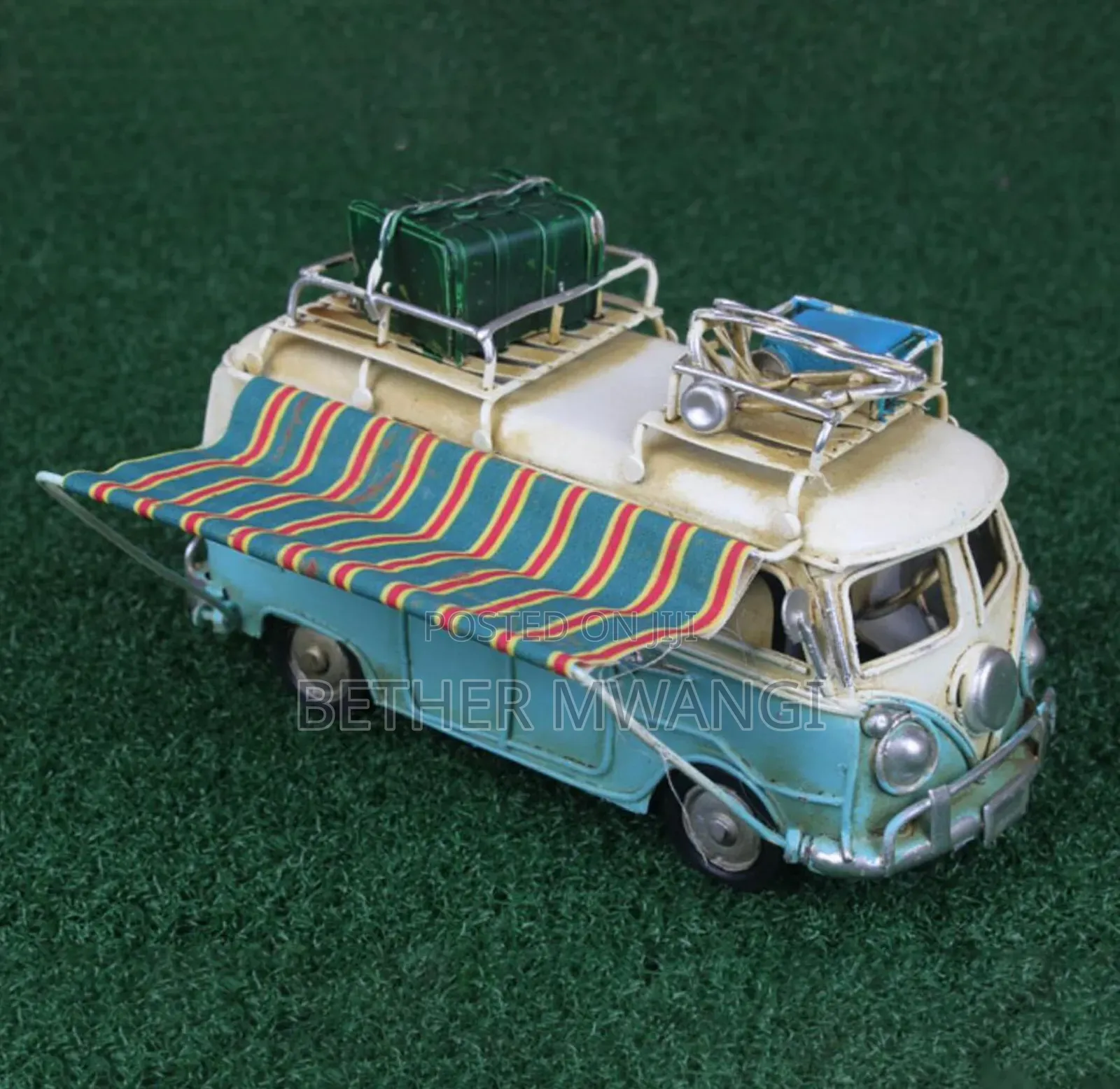 Camper Van Model- Beach Bus Vintage Rv Vehicle