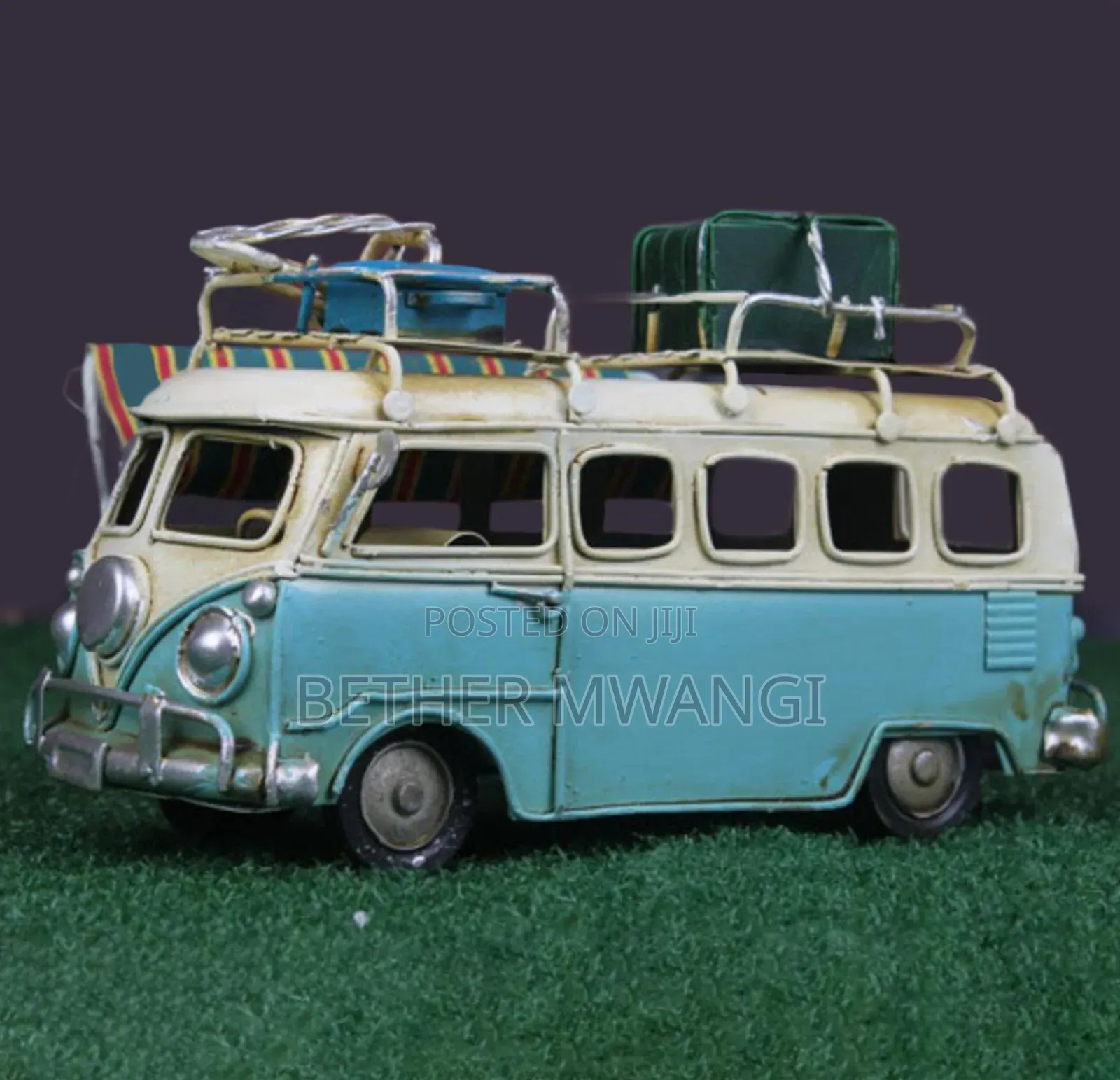 Camper Van Model- Beach Bus Vintage Rv Vehicle