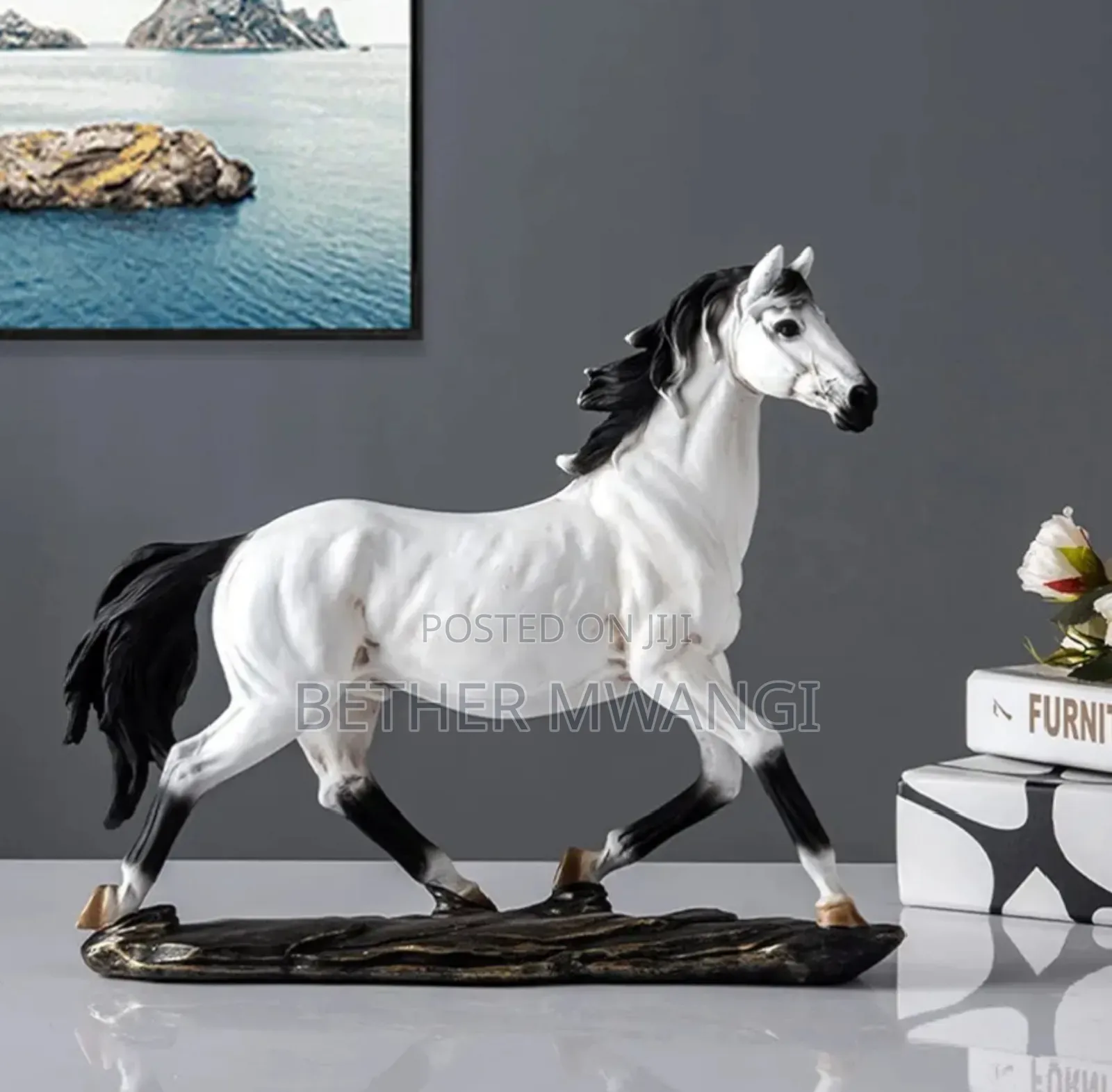 Horse Resin Statue in Kenya