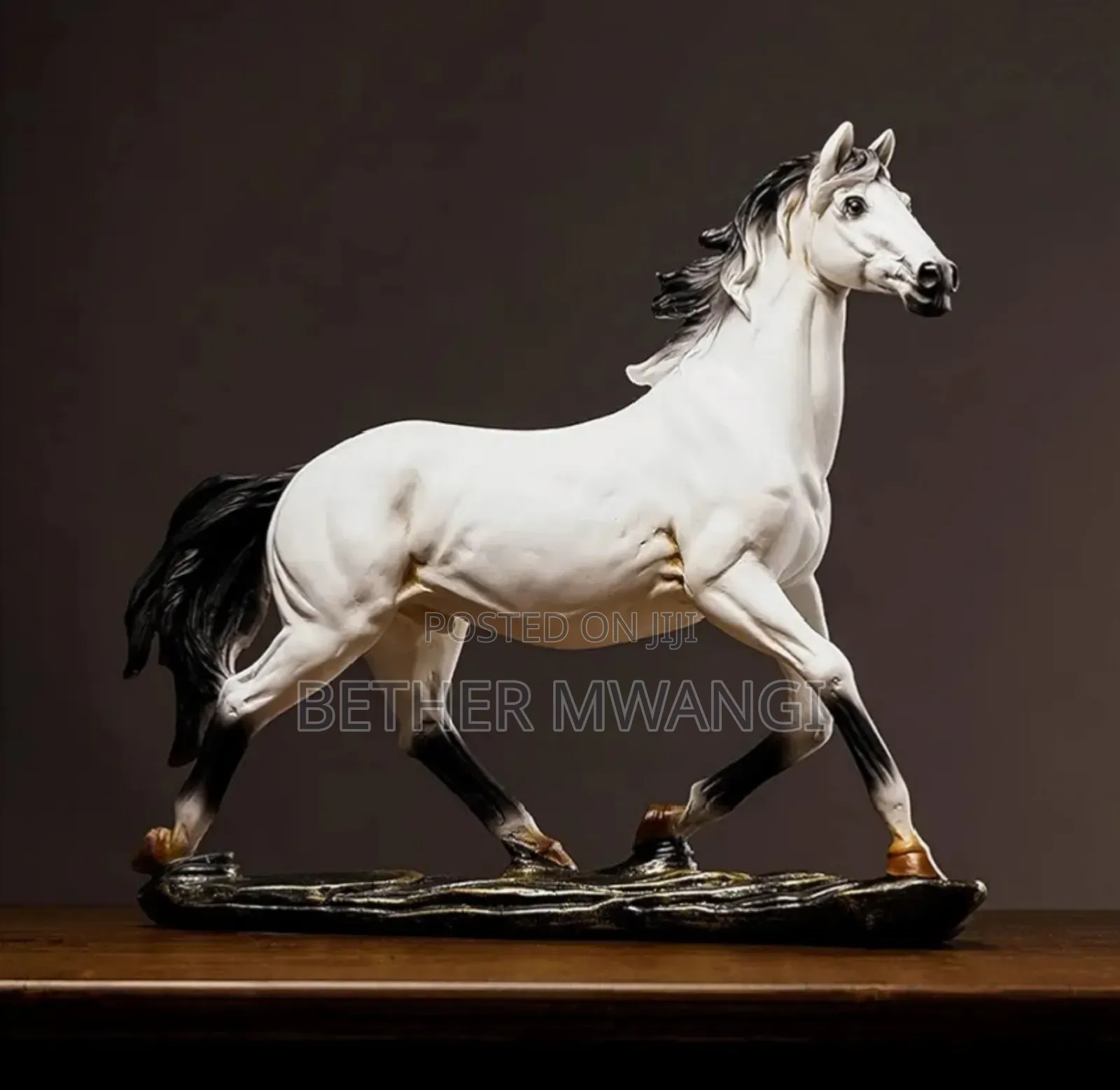 Horse Resin Statue in Kenya