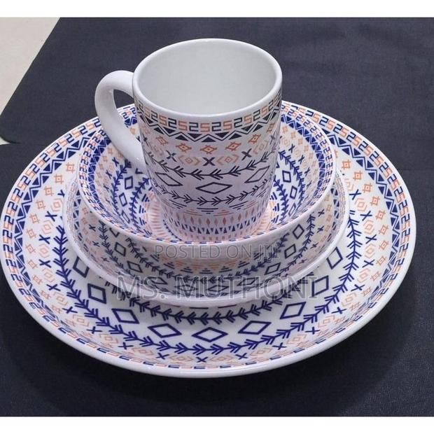 Unique 24 PCS Retro Ceramic Dinner Set