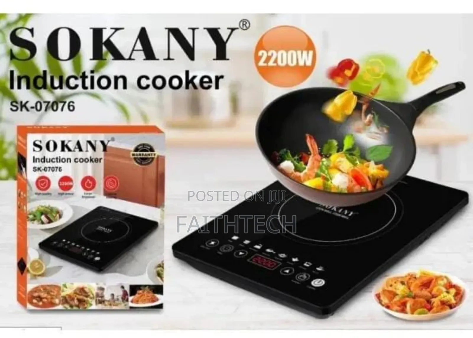 *Single Plate Induction Electric Cooker*  *Sokany