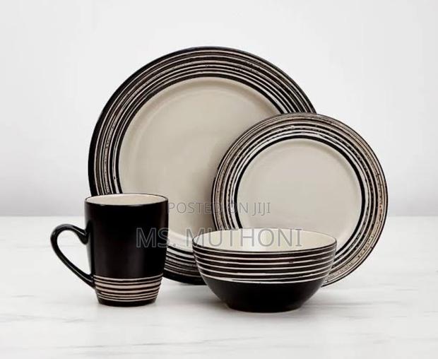 *16 Pieces Ceramic Tahiti Latte Dinner Set - main view