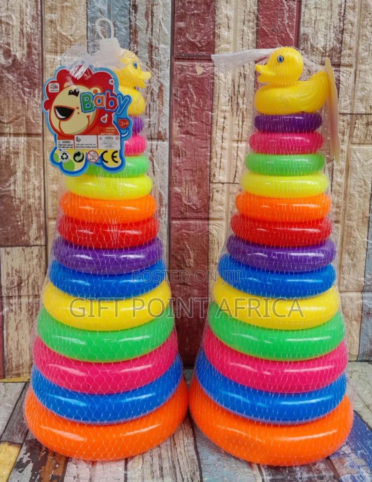 14 Rings Rainbow Tower For Kids/ Toddlers