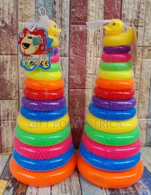 14 Rings Rainbow Tower For Kids/ Toddlers
