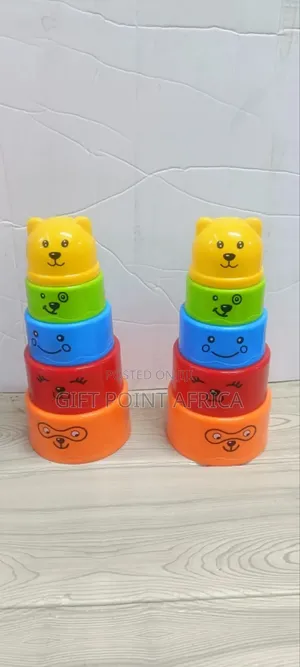 Multicolored Stacking Cups For Kids